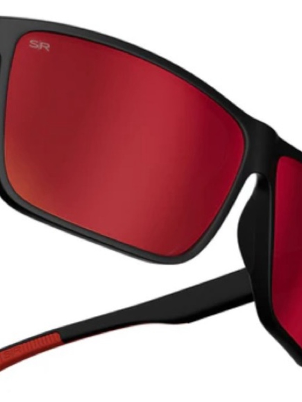 SHADYRAYS Cayman Amber Woods Black Red Polarized Sunglasses, Unisex - New